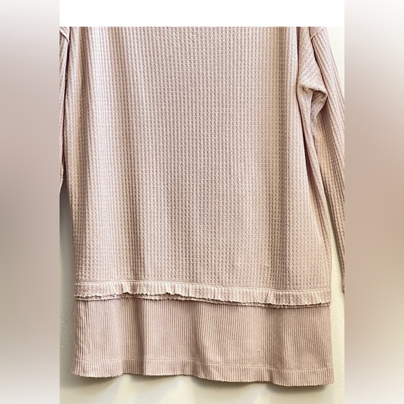 We The Free Waffle Knit Shirt Tunic Top - Picture 5 of 10